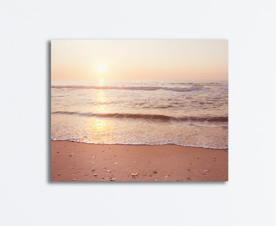 Ocean Sunrise Photography Canvas by carolyncochrane.com