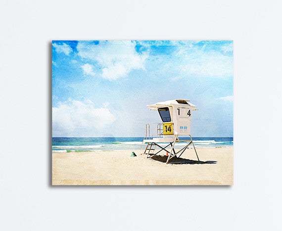 California Beach Photography Canvas Art by Carolyn Cochrane