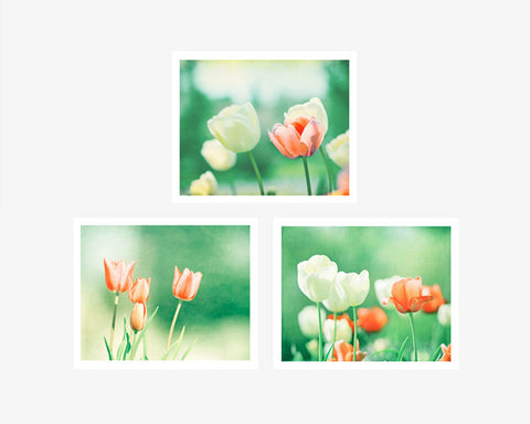 Green Orange Flower Photography Set by carolyncochrane.com