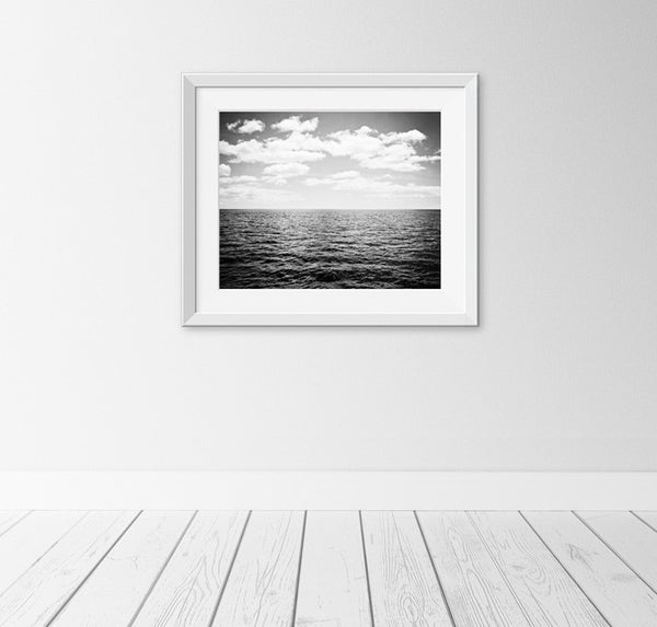 Black and White Seascape Art by carolyncochrane.com