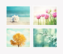 Four Seasons Photography Art Set by carolyncochrane.com