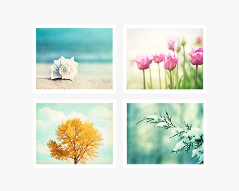 Four Seasons Photography Art Set by carolyncochrane.com