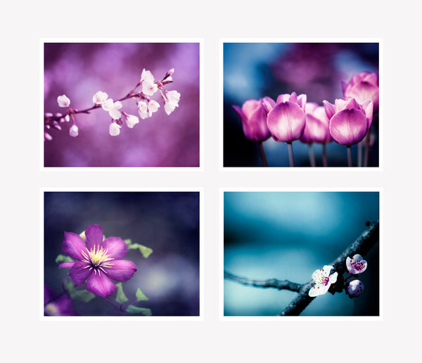 Purple Blue Flower Photography by carolyncochrane.com