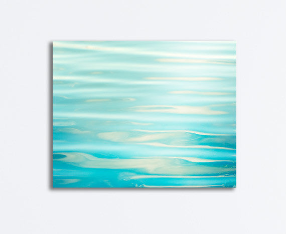 Aqua Ocean Water Canvas by carolyncochrane.com
