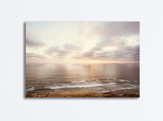Neutral Ocean Canvas Photography by carolyncochrane.com