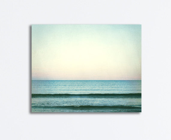 Minimal Ocean Canvas by carolyncochrane.com
