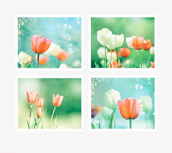 Colorful Tulip Art Set by carolyncochrane.com