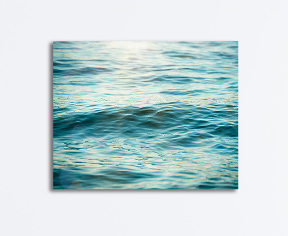Ocean Water Photography by Carolyn Cochrane | Teal Sea Photo Print