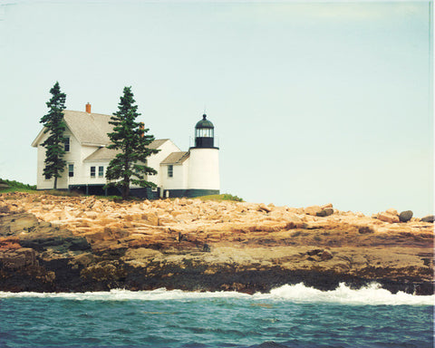 Winter Harbor Lighthouse, Maine Art by carolyncochrane.com